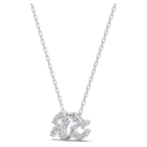 Authentic Swarovski Zodiac Sign Pendant in Rhodium, Aquarius - £74.53 GBP