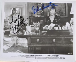 The Exorcist Cast Signed Photo X2 - Linda Blair, Ellen Burstyn w/COA - £111.11 GBP