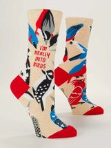 Blue Q socks, "I'm Really into Birds" Men's  size 7-12 - $13.85