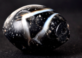 Mystic old  sulemani  dzi/bhaisajyaguru/ shaman bead with  reach patina #5547 - £84.98 GBP
