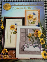 Cross My Heart Flowers in the Sun cross stitch design book - $7.00
