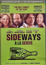 Sideways [DVD, 2005 WS French/English] Paul Giamatti, Thomas Haden Church - £0.88 GBP