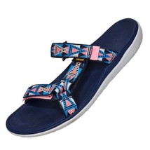 Teva Verra Terra Float Womens 8 Aztec Blue Pink Waterproof Sport Sandals Slide - £23.80 GBP