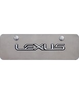 Lexus  3d Logo Stainless Steel  Mini License Plate  4&quot; x 12&quot; - €41,88 EUR