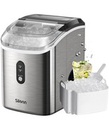 Nugget Ice Maker Countertop, Silonn Chewable Pellet Ice Machine (with Da... - $117.71