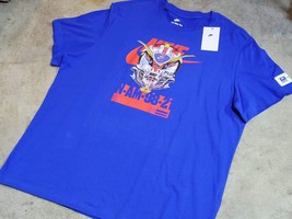 Nike Mech Air Gundam Face Mash Blue T-Shirt DJ1399-480 Men XXL - £81.47 GBP