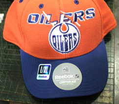 REEBOK Center Ice Collection NHL Hat EDMONTON OILERS L/XL New - £19.42 GBP
