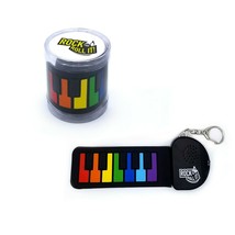 Micro Rainbow Piano. Mini Size Color Piano. Portable Silicone Pad + Key Chain - £15.63 GBP