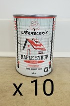 10 cans of Pure Canadian Maple Syrup Amber roast 540ml each 18 oz  / 540 ml - $112.23