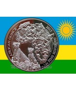  2013 Rwanda Cheetah PROOF 1 OZ 0.999 Silver Coin Ruanda  - $139.95
