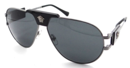 Versace Sunglasses VE 2252 1001/87 63-12-145 Gunmetal / Dark Grey Italy - £192.97 GBP