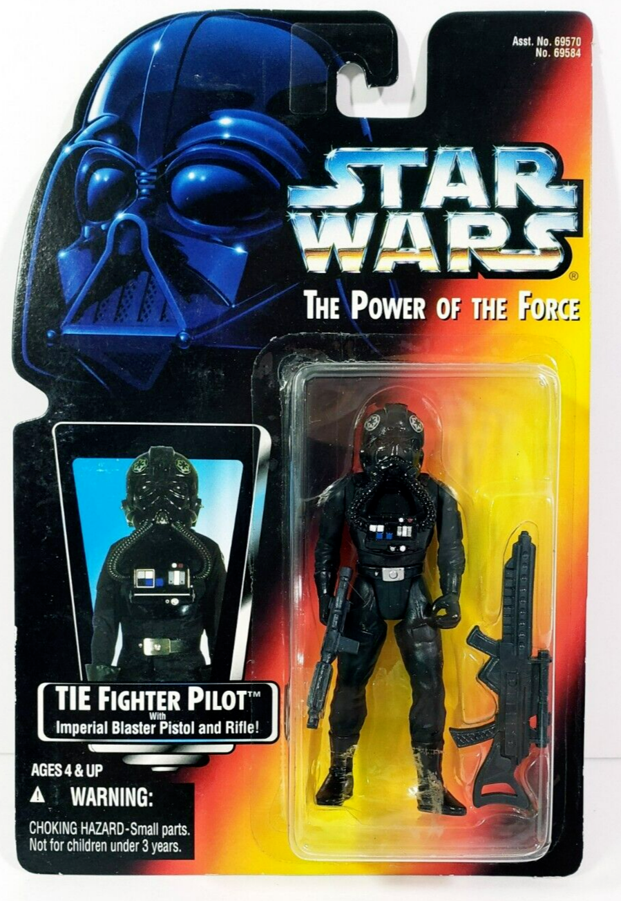 Star Wars The Power of the Force TIE Fighter Pilot Kenner Action Figure 1995 NIP - $9.49