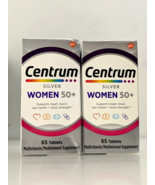 Pack of 2 Centrum Silver Women 50+ MultiVitamin/Mineral Supplements 65/Pack - $16.68