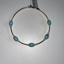 Robert Lee Morris RLM Soho Turquoise silver collar Necklace NEW - $88.11