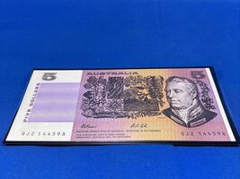 AUSTRALIA 5 DOLLARS ND 1990 P 44 E JOHNSTON FRASER GEM UNCIRCULATED - $28.05