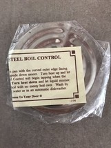 Vintage New The Pampered Chef Stainless Steel Boil Control Disc Kitchen 1994 - £7.98 GBP