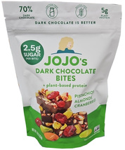 Jojo&#39;s Dark Chocolate Bars 10 Oz Pistachos Almond &amp; Cranberries - £19.64 GBP
