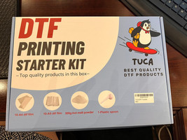 DTF Transfer Powder Film Kit for DTF Sublimation Printer,All-In-1 DTF St... - £31.57 GBP
