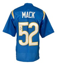 Khalil Mack Signed Custom Powder Blue Pro-Style Football Jersey JSA - £177.91 GBP
