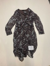 Joanna Hope Noir/Gris Animal Imprimé Robe UK 16 (exp109) - £32.09 GBP