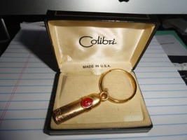 Colibri Cigar Gold Plated Key Ring NIB - £59.95 GBP