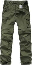 Kids&#39; Cargo Pants, Boy&#39;S Casual Outdoor Quick Dry Waterproof Hiking Clim... - £35.55 GBP