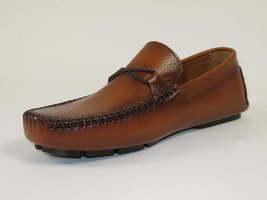 Men's Driving Shoes GENIO Turkey Casual Dress Genuine Leather 120747871 Cognac image 3