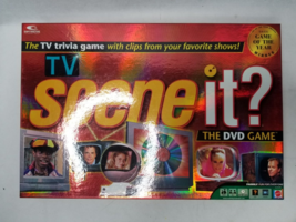 OPEN BOX Scene It? TV Edition Board Game With DVD - 100% Complete Game V13 - £11.65 GBP
