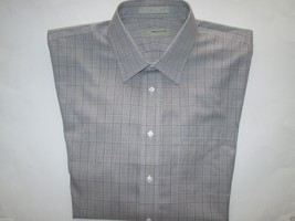 Nordstrom Smartcare Traditional Fit Plaids Men’s Dress Shirt Brown 17 | 35  - £27.74 GBP