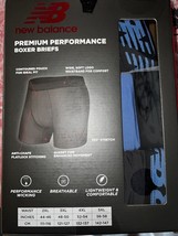 New Balance 3-Pair Mens Boxer Briefs Underwear Polyester Blend Athletic (F) ~ 4X - £17.25 GBP