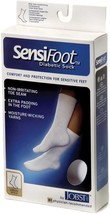 JOBST SensiFoot Diabetic Compression Socks 8-15 mmHg Knee High Closed Toe White  - £23.12 GBP