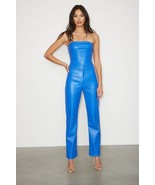 Stylish Women Pant Blue Fancy 100% Leather Hot Lambskin Halloween Designer - $154.27 CAD+