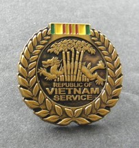 Republic Of Vietnam Vet Veteran Service Wreath Lapel Pin Badge 1.1 Inch - £4.51 GBP