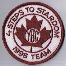 Youth Bowling Canada YBC 4 Steps To Stardom 1996 Team Sew On Patch 3&quot; Diameter - £5.49 GBP