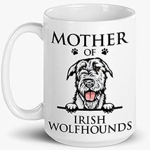 Mother Of Irish Wolfhounds Mug, Dog Mom, Paw Pet Lover, Gift For Women, Mother&#39;s - £12.05 GBP