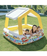 Intex Inflatable Canopy Pool New Summer Water Fun - £19.59 GBP