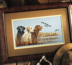 Cross Stitch Hunting Companions Labrador Retriever Puppies Best Friends Patterns - $13.99