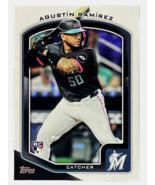 2025 TOPPS FLAGSHIP COLLECTION AGUSTIN RAMIREZ CARD #90 RC ROOKIE - $3.29