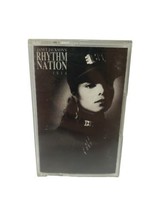 1989 Janet Jackson Rhythm Nation 1814 Audio Cassette Tape A&amp;M Records CS3920  - $12.02