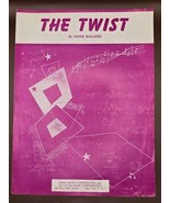 THE TWIST by Hank Ballard Vintage 1959 Armo Music &amp; Jay &amp; Cee Sheet Musi... - $190.97 MXN