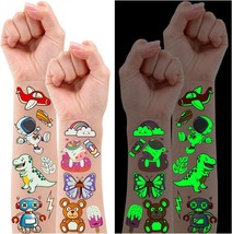 380 Styles 30 Sheets Luminous Tattoos for Kids Mixed Styles Temporary Tattoos St - £16.67 GBP