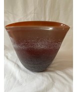 Murano vintage mid century vase scavo art glass 1950s with pontil - £121.02 GBP