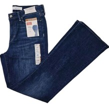 Womens 8 Jeans Levi Strauss Shaping Mid Rise Bootcut Jeans Call Me Blue W29 - £14.98 GBP