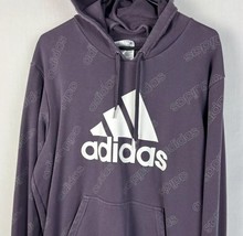 Adidas Sweatshirt Hoodie Pullover Equipment Logo Purple Men’s 2XL XXL - $34.99