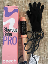 Peech Blowout Babe Pro Heated 1.5” Pink Round Thermal Curling Brush Iron - $355.52 MXN