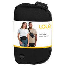 Lole Unisex Belt Bag,  7.5&quot; x 5&quot; x 2&quot; Black or Tan Crossbody Fanny Pack ... - $29.95