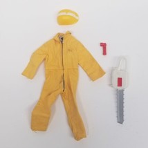 Vintage G.I. Joe Smoke Jumper Accessory Lot, Suit, Chain Saw, Flashlight, Helmet - £27.33 GBP