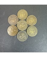 Lot of 7 USMC Semper Fidelis &amp; Toys for Tots Coins Marine Corps Tokens - $34.99