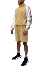 Men&#39;s Snake Side Shorts &amp; Jacket 2-piece Track Suit - $67.95