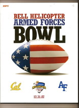 2007 Armed Forces Bowl Game Program Cal Air Force - £42.09 GBP